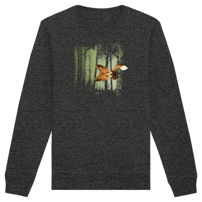Fuchs im Zwielicht-Wald - Organic Basic Unisex Sweatshirt