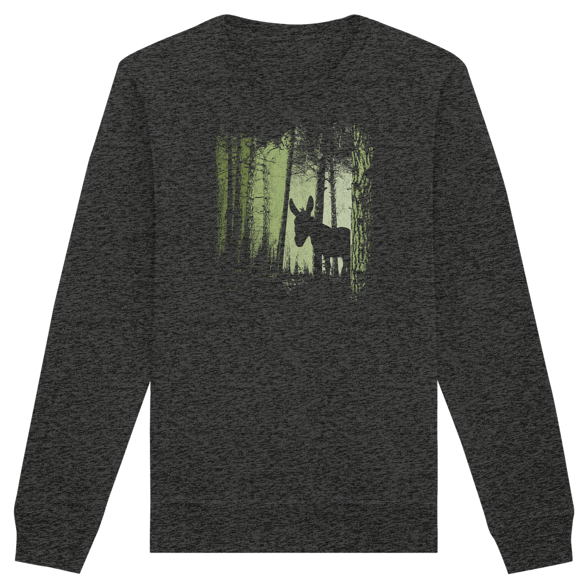 Esel im Zwielicht-Wald - Organic Basic Unisex Sweatshirt