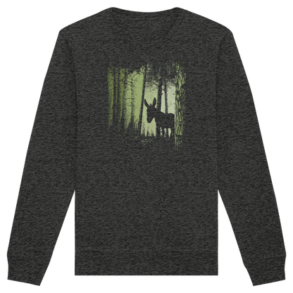 Esel im Zwielicht-Wald - Organic Basic Unisex Sweatshirt
