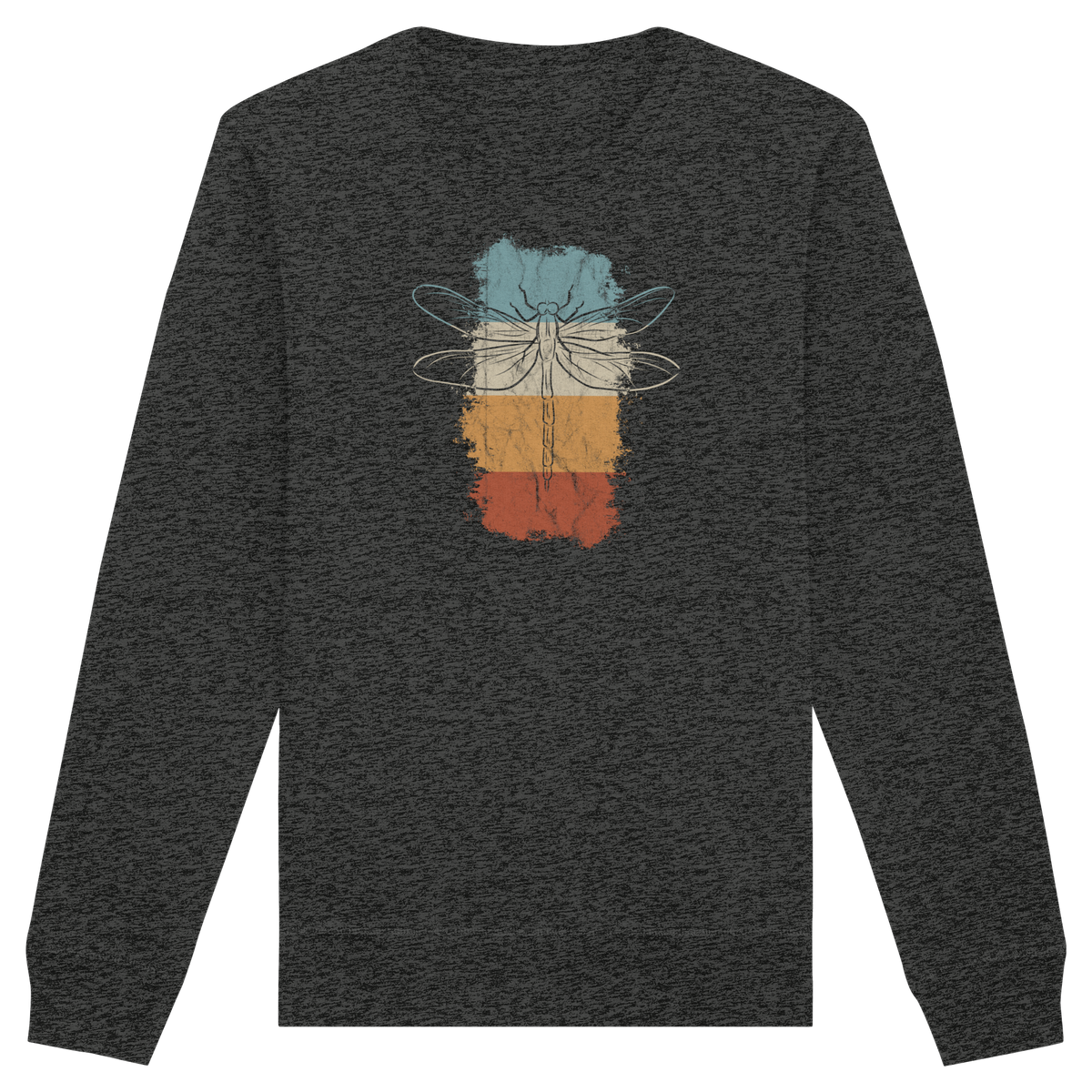 Retro Kunst Libelle | Vintage Dragonfly - Organic Basic Unisex Sweatshirt