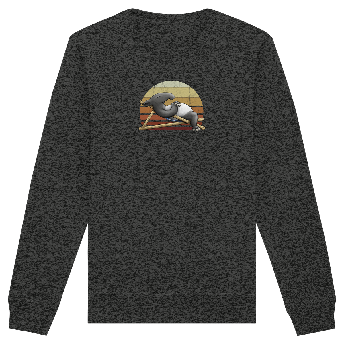 Lässiger Retro Sundown Tapir - Organic Basic Unisex Sweatshirt