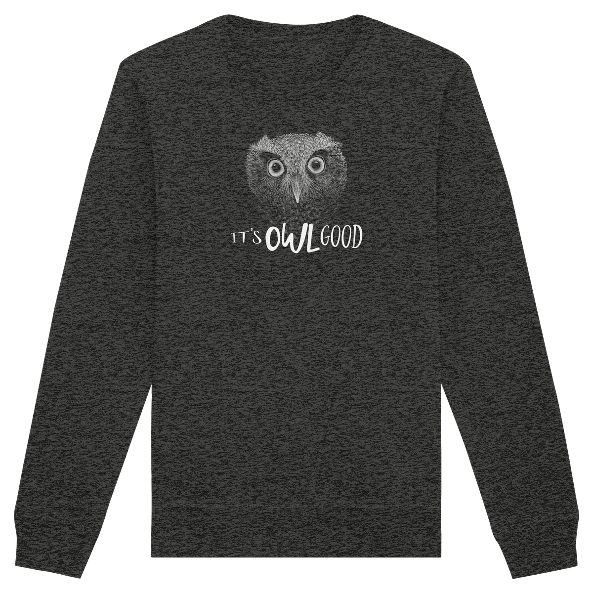 OWL Good | Kritzel-Kunst-Eule - Organic Basic Unisex Sweatshirt
