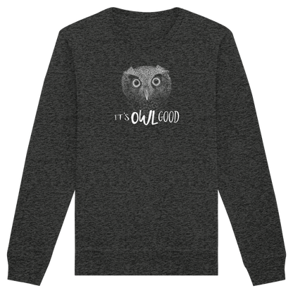 OWL Good | Kritzel-Kunst-Eule - Organic Basic Unisex Sweatshirt