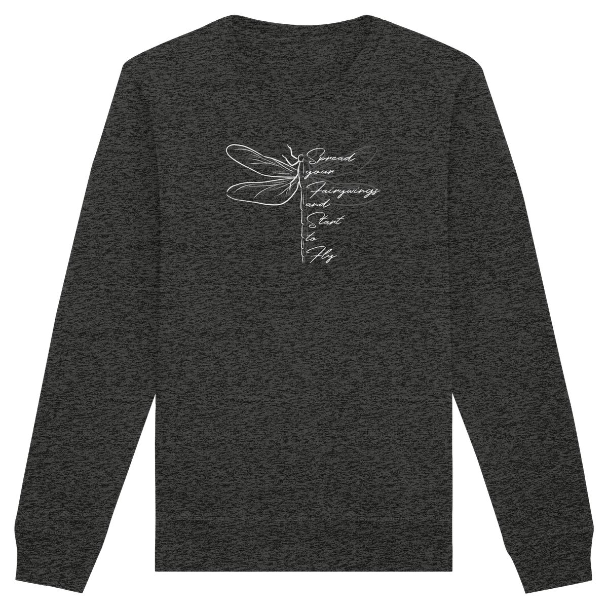Breite die Flügel aus und flieg los | Libelle - Organic Basic Unisex Sweatshirt