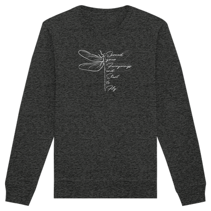 Breite die Flügel aus und flieg los | Libelle - Organic Basic Unisex Sweatshirt