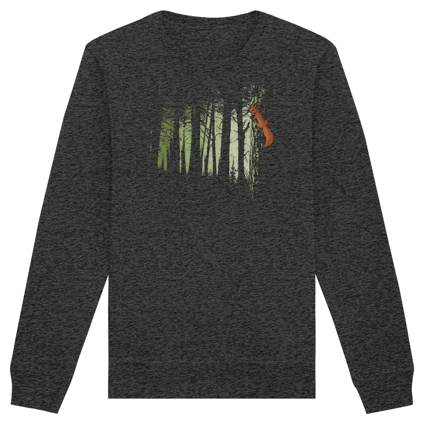 Eichhörnchen im Zwielicht-Wald - Organic Basic Unisex Sweatshirt