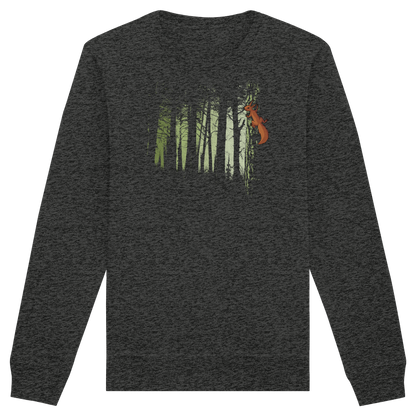 Eichhörnchen im Zwielicht-Wald - Organic Basic Unisex Sweatshirt