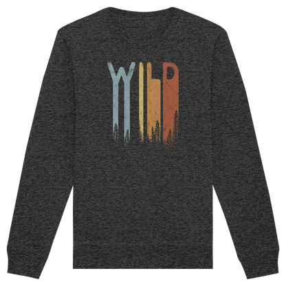 Wild Retro Schriftzug - Organic Basic Unisex Sweatshirt