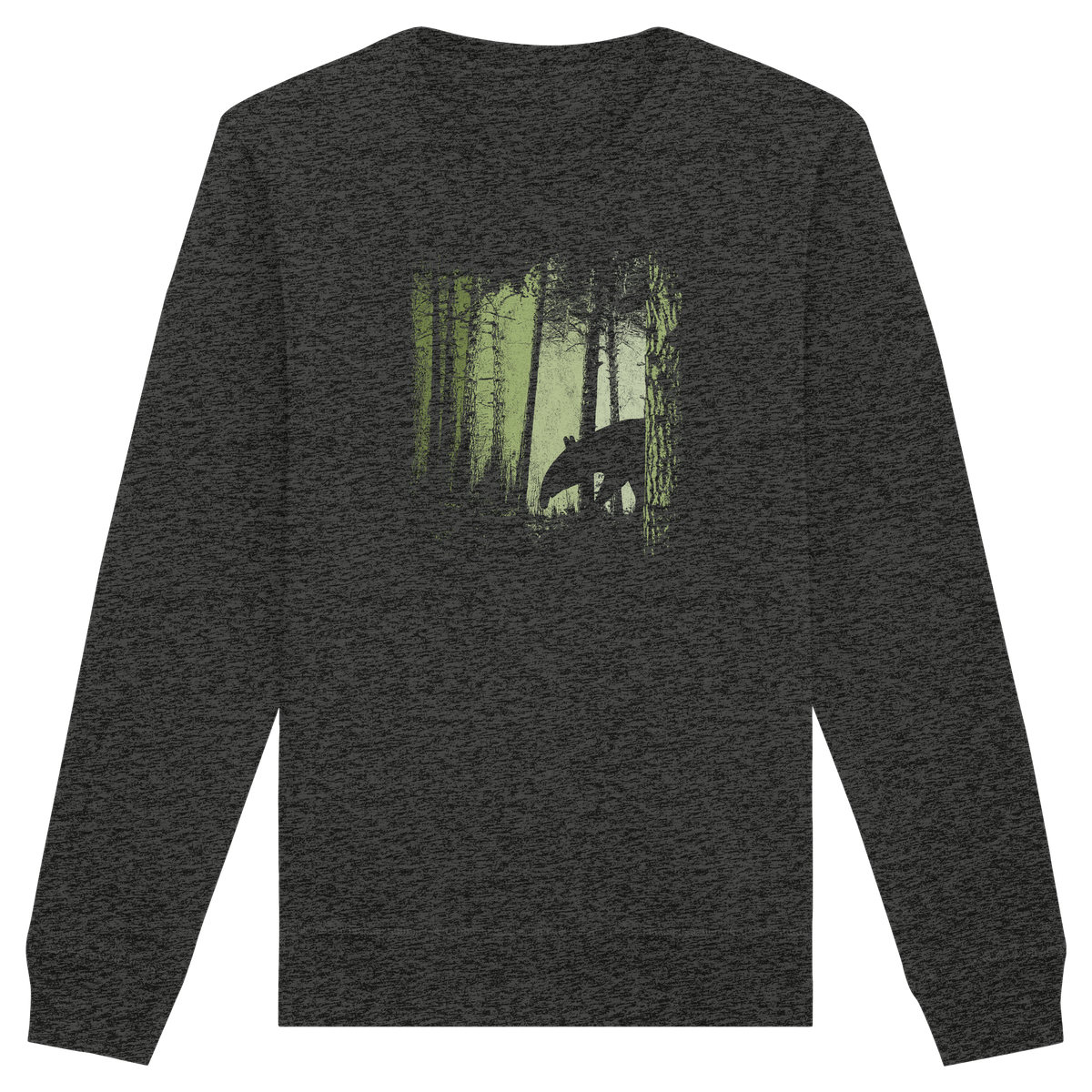 Lässiger Tapir im Zwielicht Wald - Organic Basic Unisex Sweatshirt