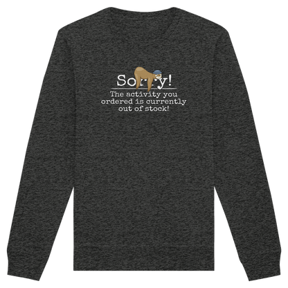 No-Activity Faultier - Organic Basic Unisex Sweatshirt