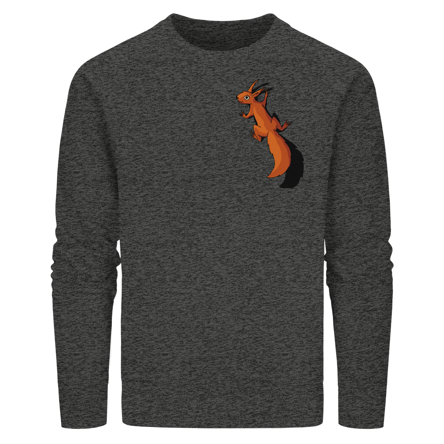Süßes Eichhörnchen klettert - Organic Basic Unisex Sweatshirt