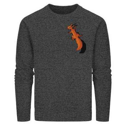 Süßes Eichhörnchen klettert - Organic Basic Unisex Sweatshirt
