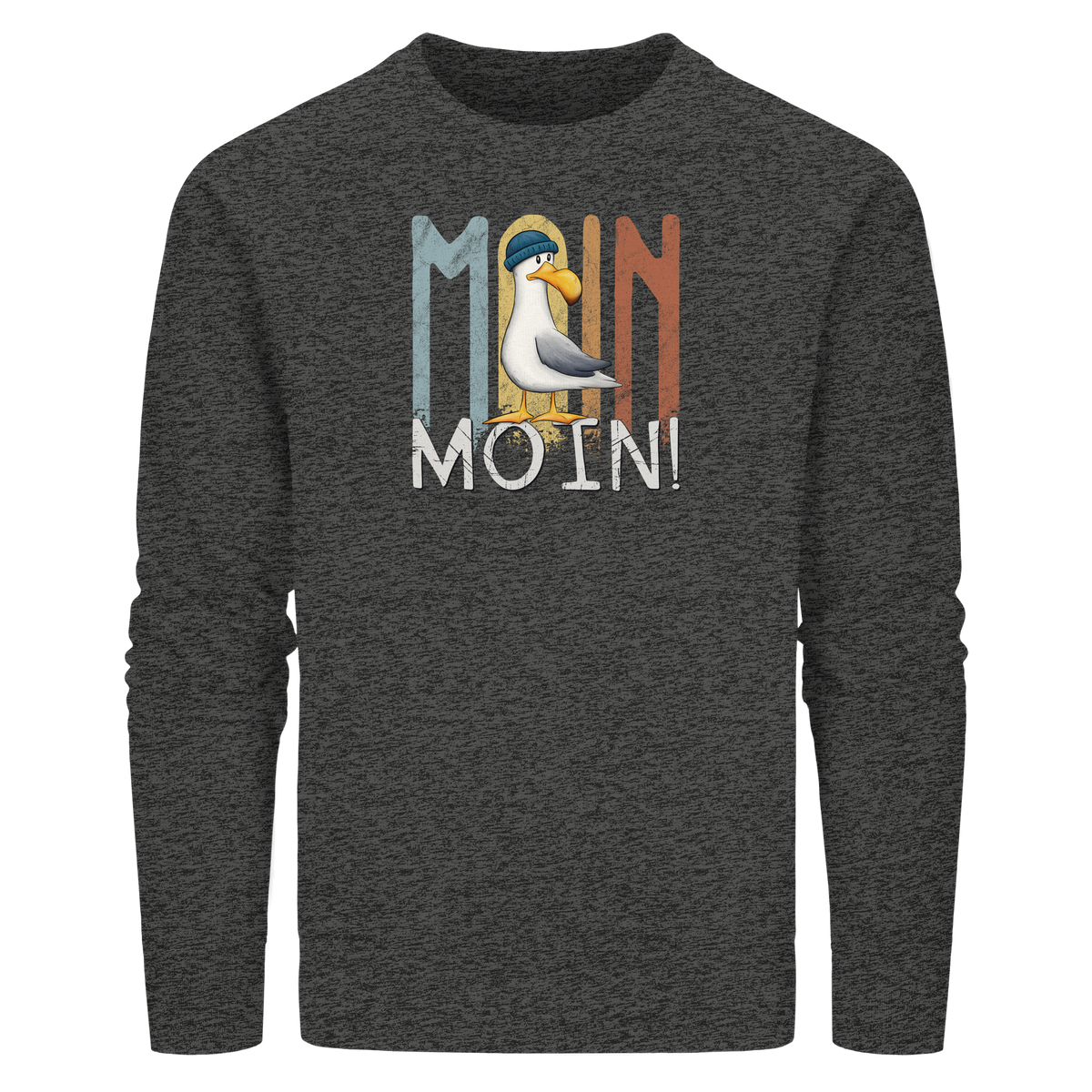 Moin Moin norddeutsche Möwe - Organic Basic Unisex Sweatshirt