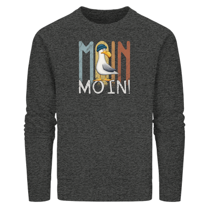 Moin Moin norddeutsche Möwe - Organic Basic Unisex Sweatshirt