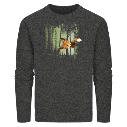 Fuchs im Zwielicht-Wald - Organic Basic Unisex Sweatshirt
