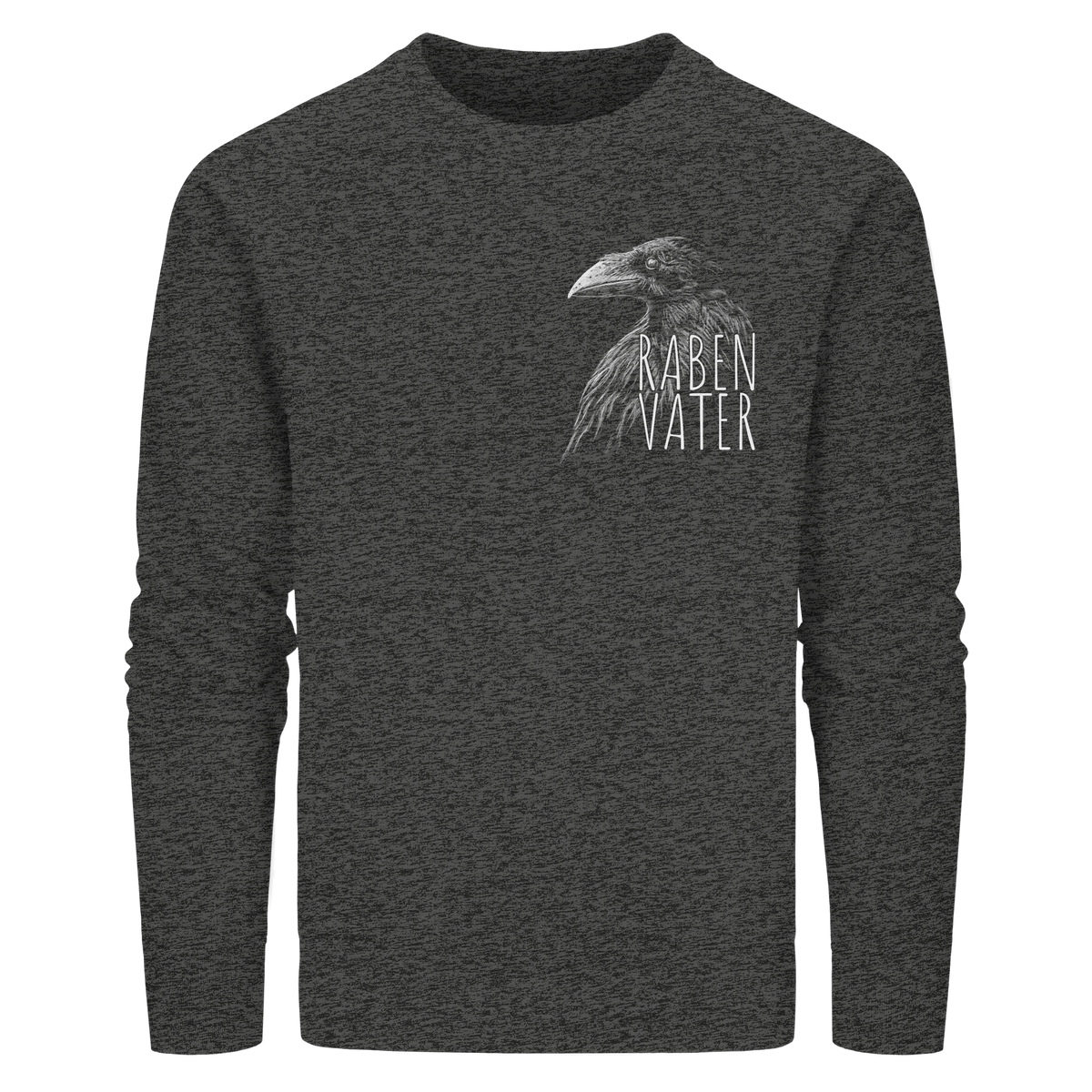 Rabenvater schwarzer Rabe Krähe - Organic Basic Unisex Sweatshirt