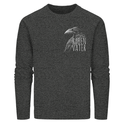 Rabenvater schwarzer Rabe Krähe - Organic Basic Unisex Sweatshirt