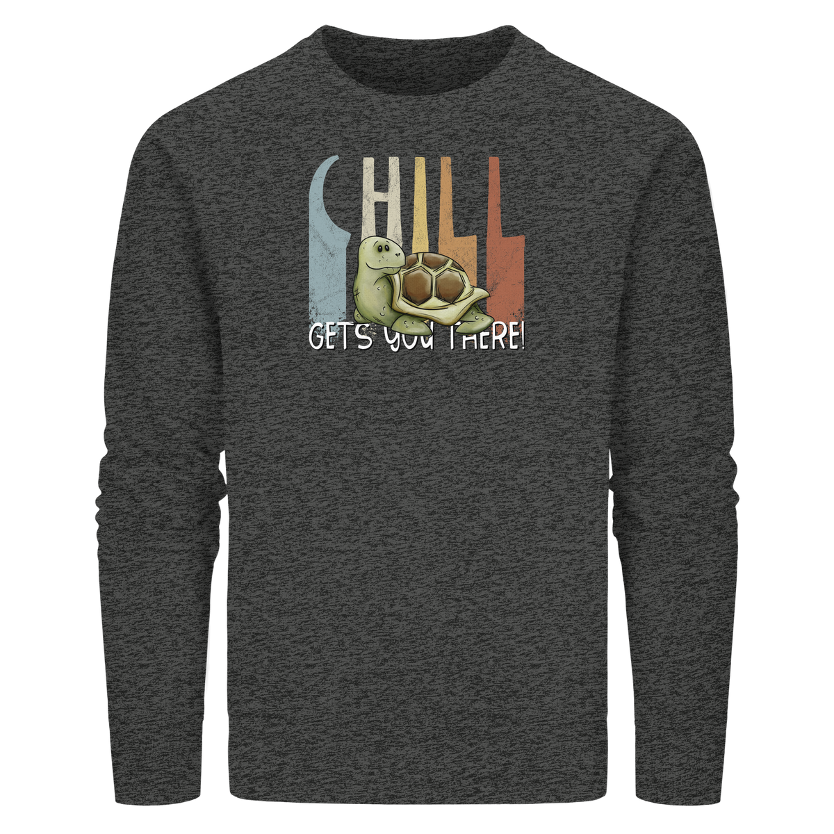Gechillt gemütliche Schildkröte - Organic Basic Unisex Sweatshirt