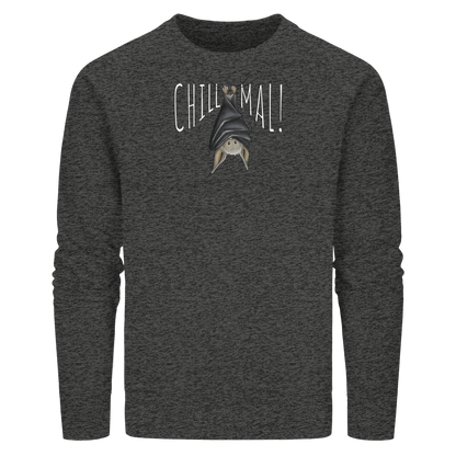 Chill Mal gemütliche Fledermaus - Organic Basic Unisex Sweatshirt
