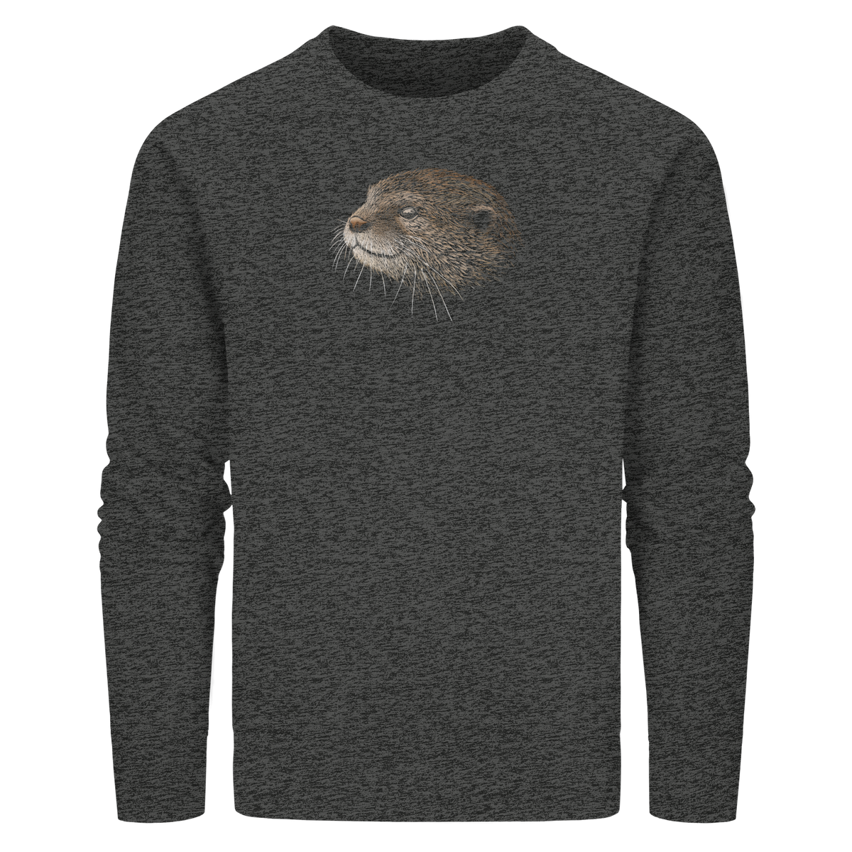 Otter Bleistift Zeichnung KritzelKunst - Organic Basic Unisex Sweatshirt