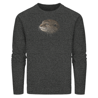 Otter Bleistift Zeichnung KritzelKunst - Organic Basic Unisex Sweatshirt