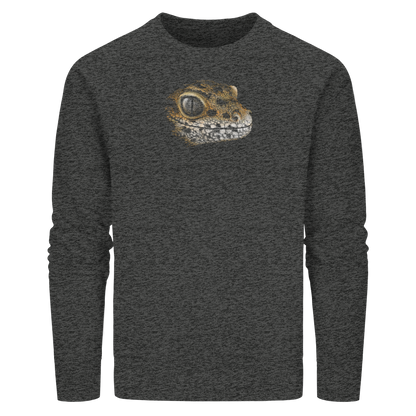 Leopard Gecko Skizze Kritzelkunst - Organic Basic Unisex Sweatshirt