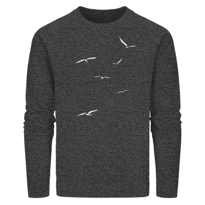 Vogelschwarm – Traum vom Fliegen - Organic Basic Unisex Sweatshirt