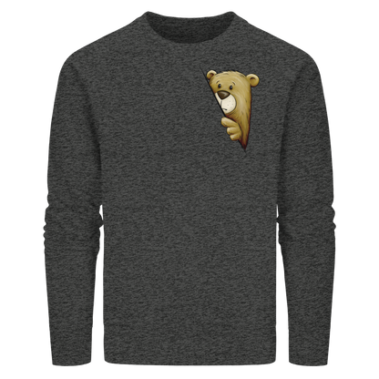 Funky Bär Illustration - Organic Basic Unisex Sweatshirt