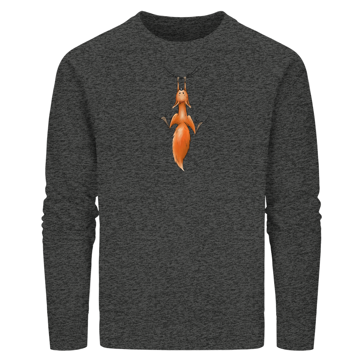 Rotes Eichhörnchen hängt ab - Organic Basic Unisex Sweatshirt