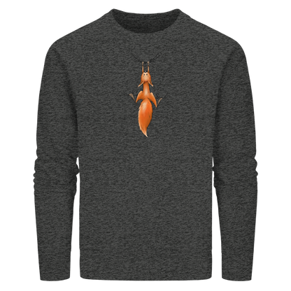Rotes Eichhörnchen hängt ab - Organic Basic Unisex Sweatshirt