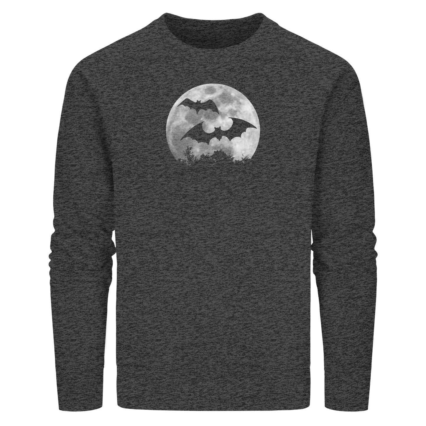 Fledermaus Silhouetten bei Vollmond - Organic Basic Unisex Sweatshirt