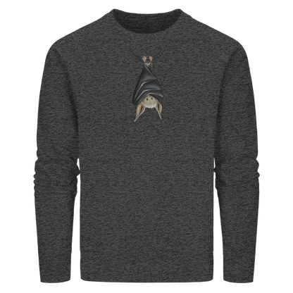 Lustig chillende Fledermaus - Organic Basic Unisex Sweatshirt