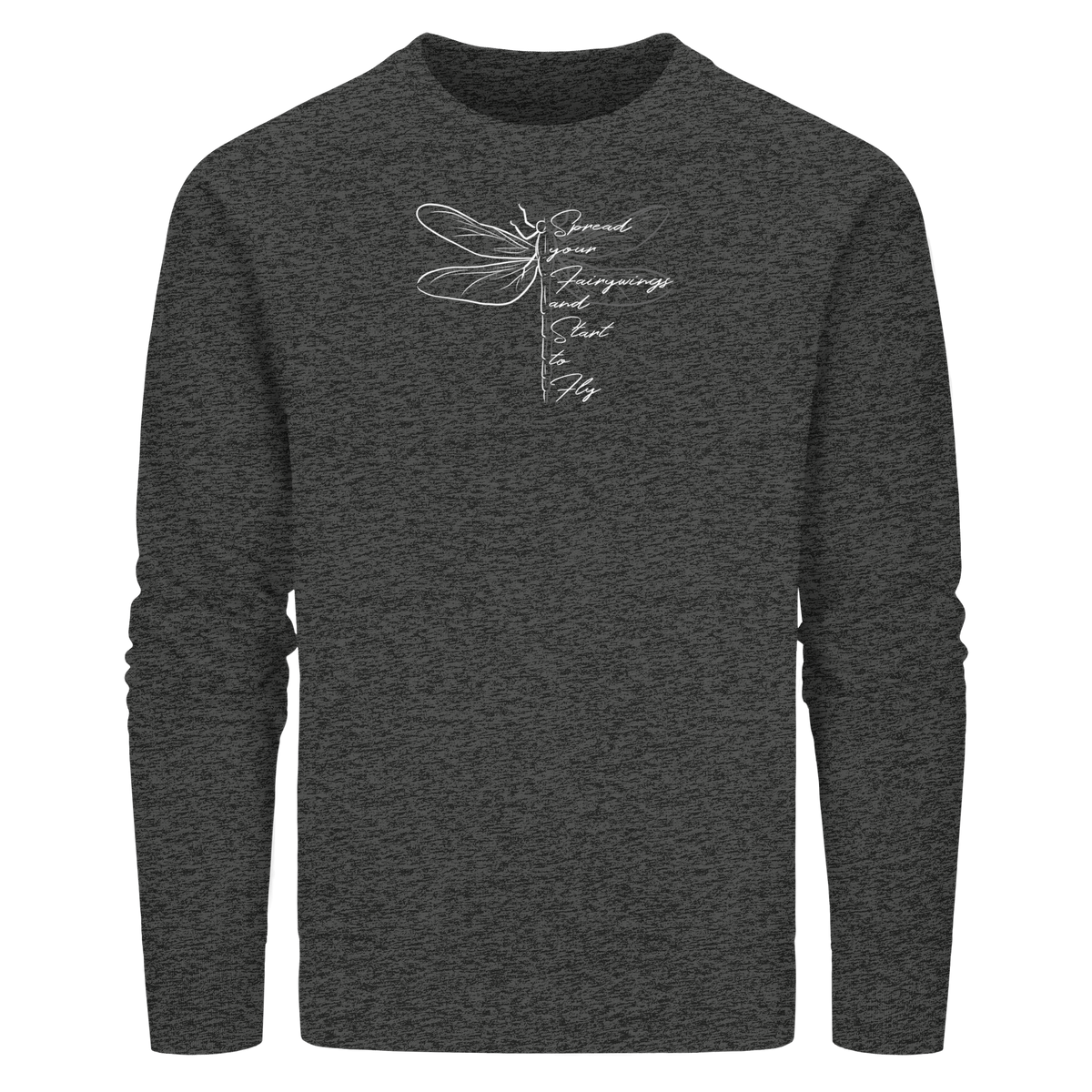 Breite die Flügel aus und flieg los | Libelle - Organic Basic Unisex Sweatshirt