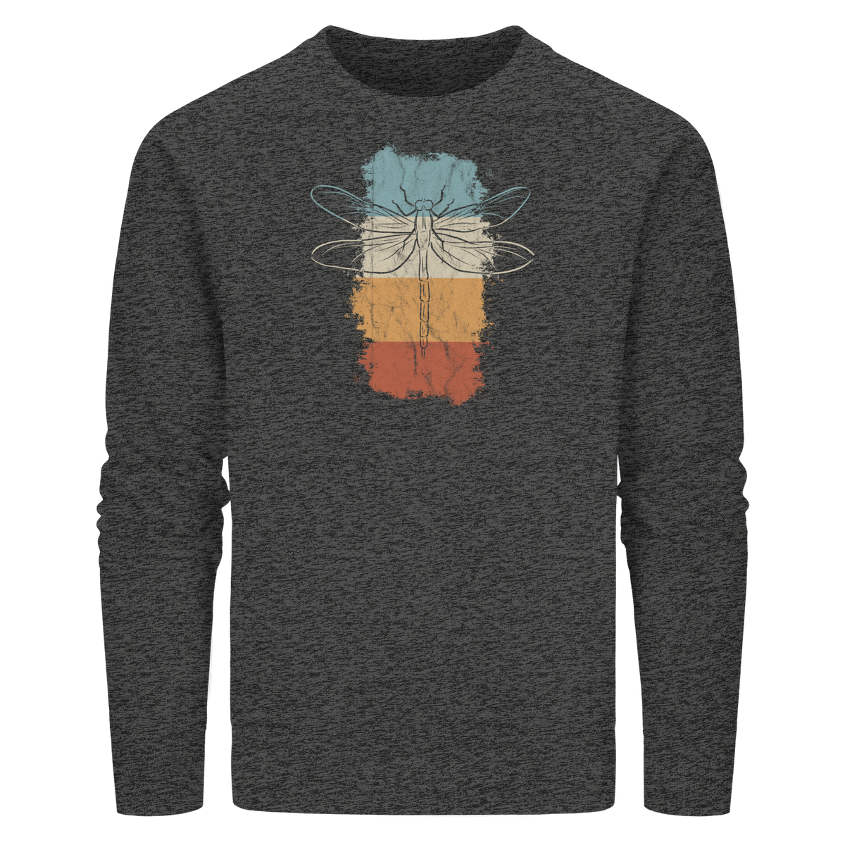 Retro Kunst Libelle | Vintage Dragonfly - Organic Basic Unisex Sweatshirt