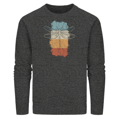 Retro Kunst Libelle | Vintage Dragonfly - Organic Basic Unisex Sweatshirt