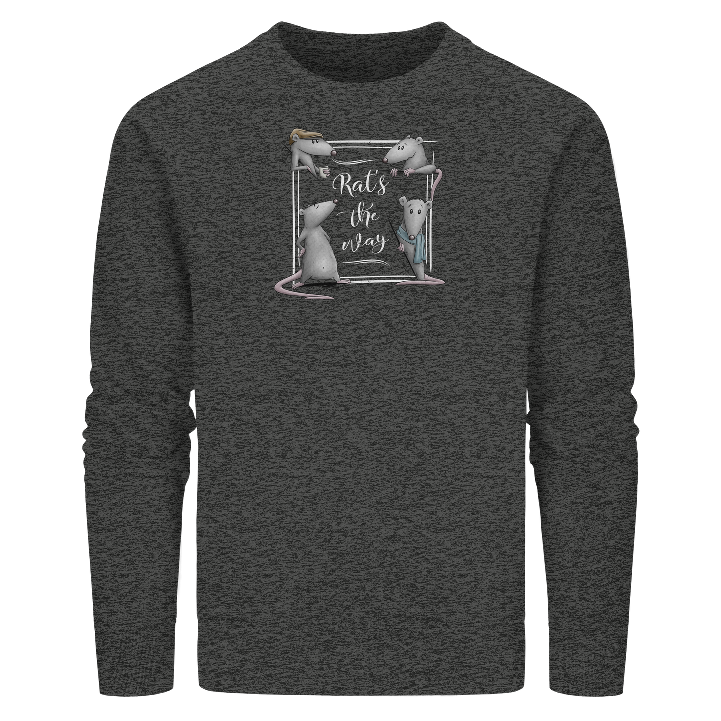 Rat’s The Way Kaffeehaus Ratten - Organic Basic Unisex Sweatshirt