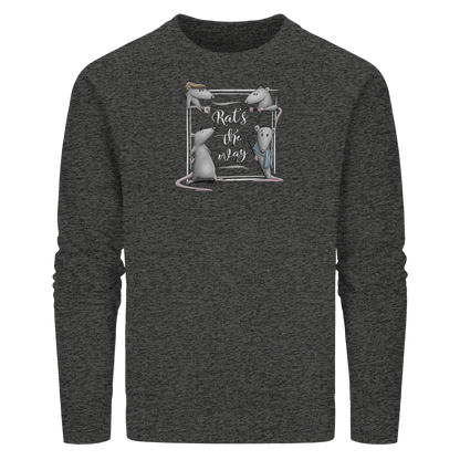 Rat’s The Way Kaffeehaus Ratten - Organic Basic Unisex Sweatshirt