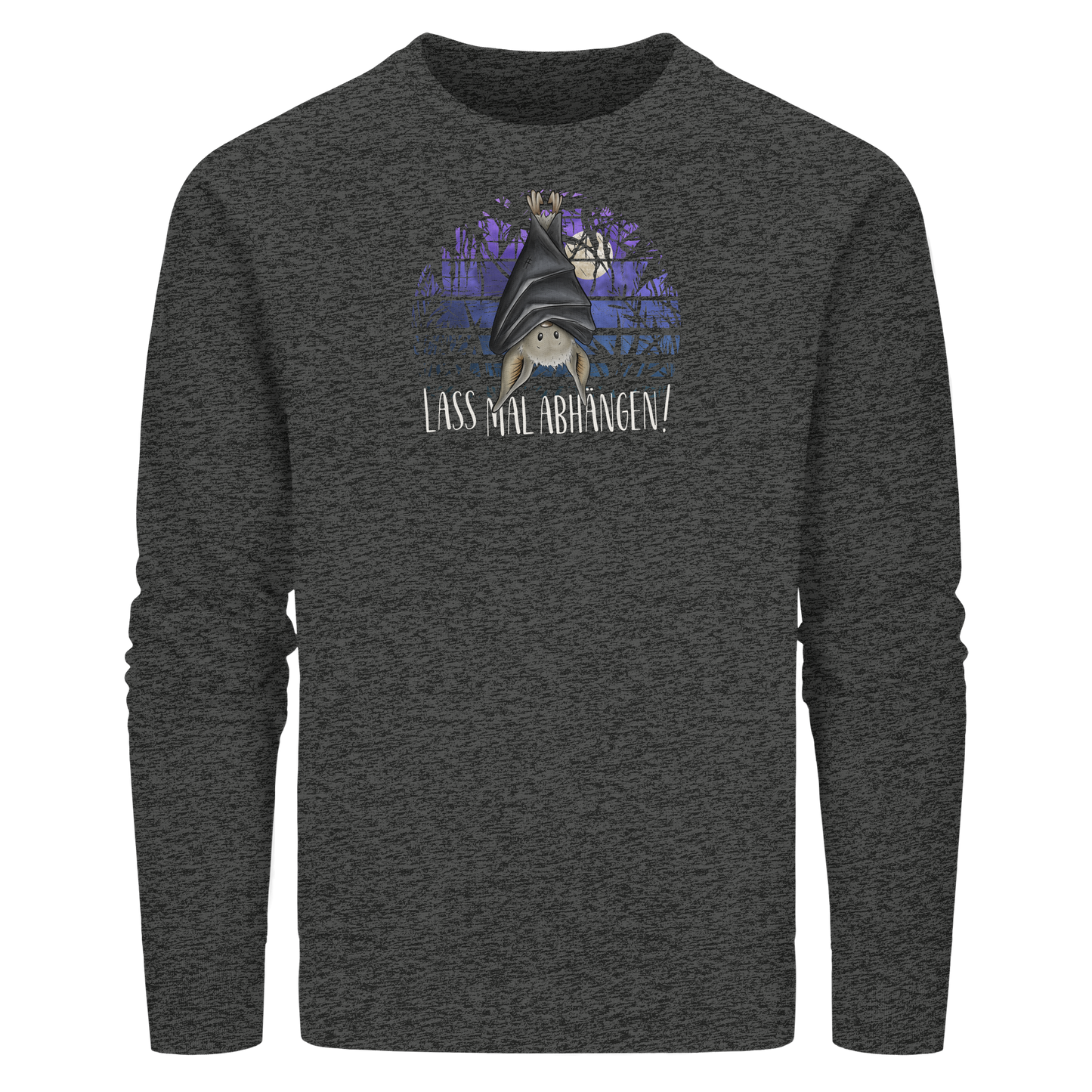 Lass mal abhängen Fledermaus - Organic Basic Unisex Sweatshirt