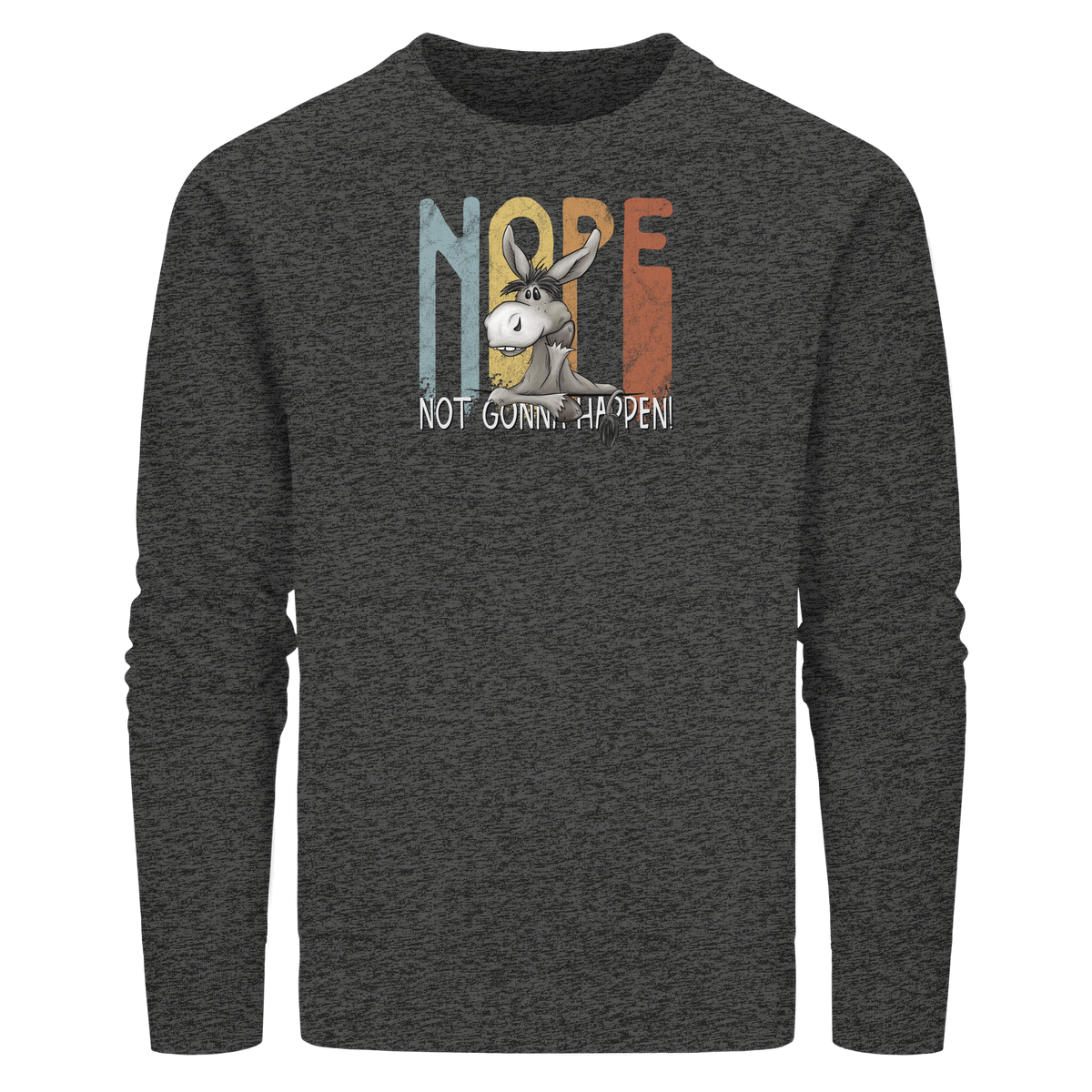 Nope | bockiger Esel - Organic Basic Unisex Sweatshirt