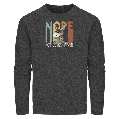 Nope | bockiger Esel - Organic Basic Unisex Sweatshirt