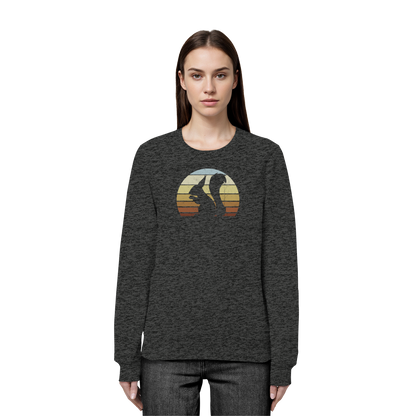 Retro Eichhörnchen Silhouette - Organic Basic Unisex Sweatshirt