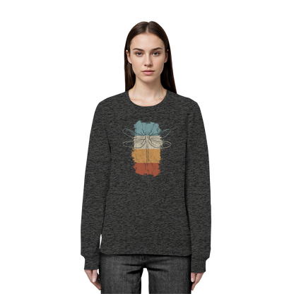 Retro Kunst Libelle | Vintage Dragonfly - Organic Basic Unisex Sweatshirt