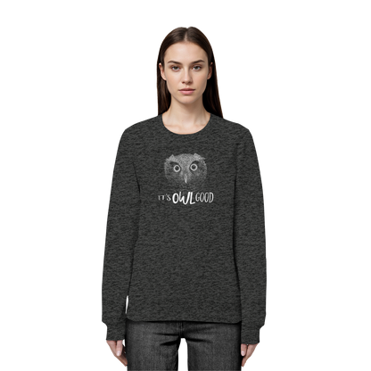 OWL Good | Kritzel-Kunst-Eule - Organic Basic Unisex Sweatshirt