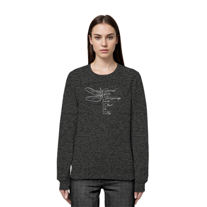 Breite die Flügel aus und flieg los | Libelle - Organic Basic Unisex Sweatshirt