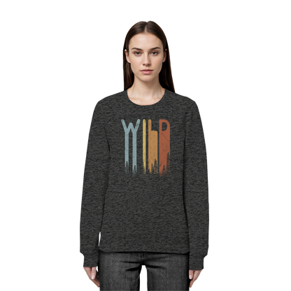 Wild Retro Schriftzug - Organic Basic Unisex Sweatshirt