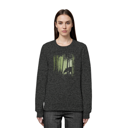 Lässiger Tapir im Zwielicht Wald - Organic Basic Unisex Sweatshirt