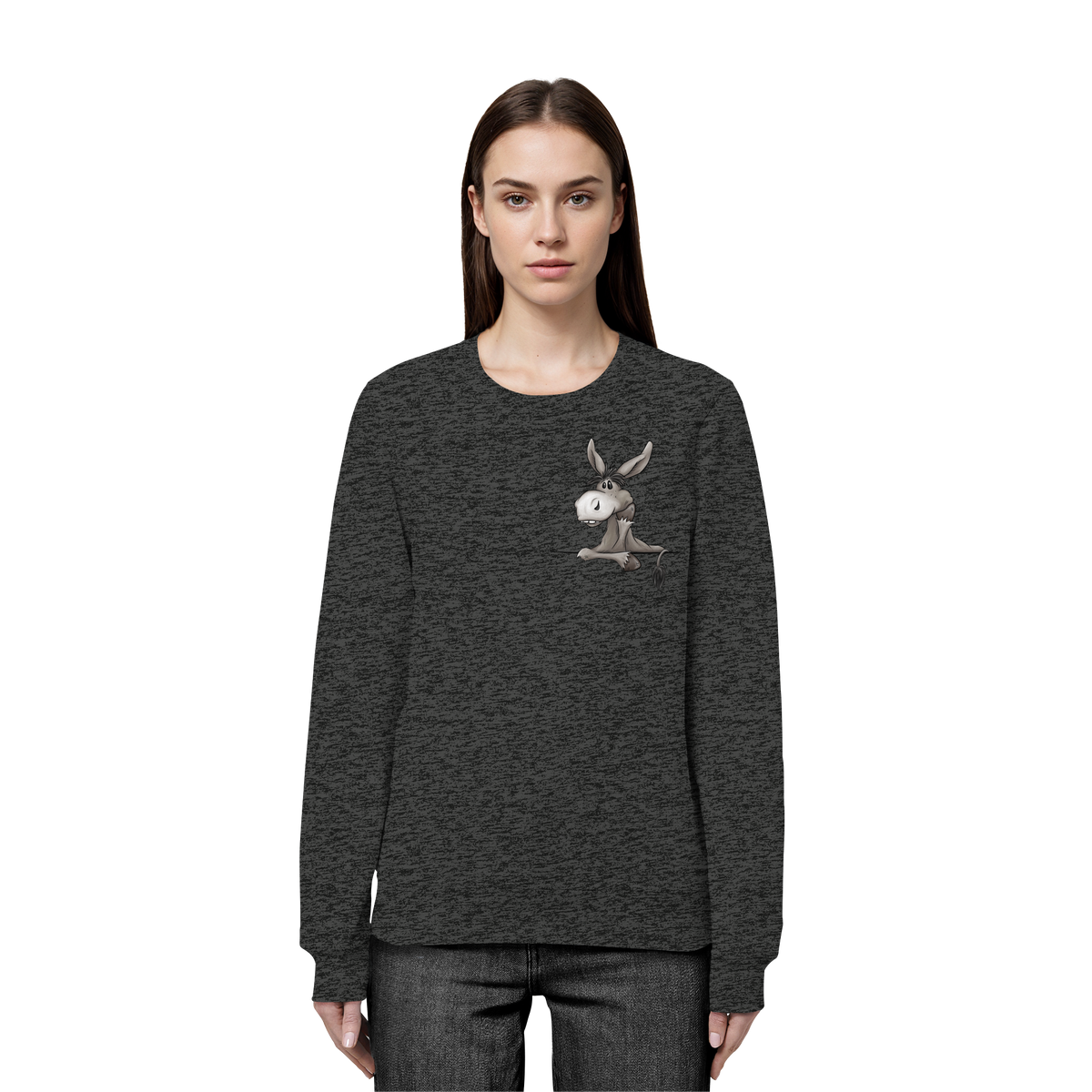 Lustiger lässiger Esel - Organic Basic Unisex Sweatshirt