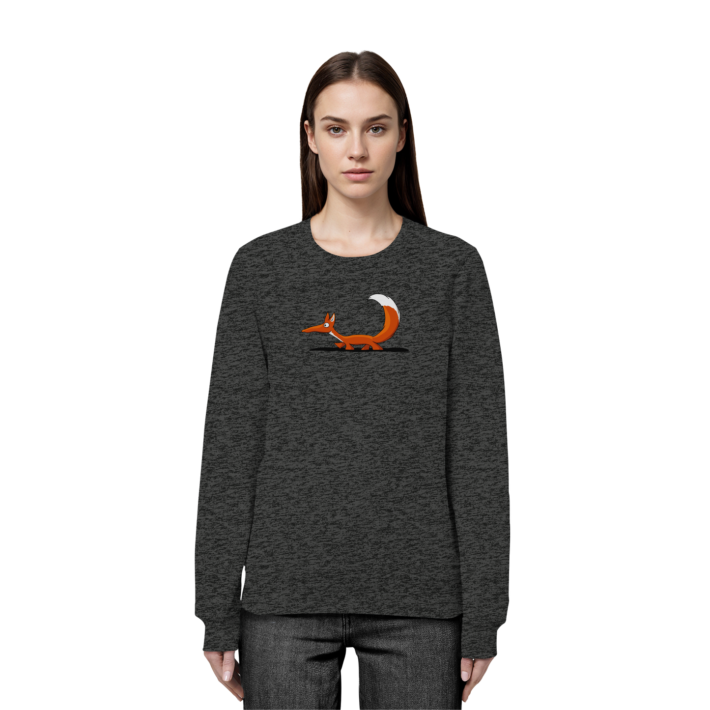 Lässiger cooler Fuchs | Mr. Fox, der Schleicher - Organic Basic Unisex Sweatshirt