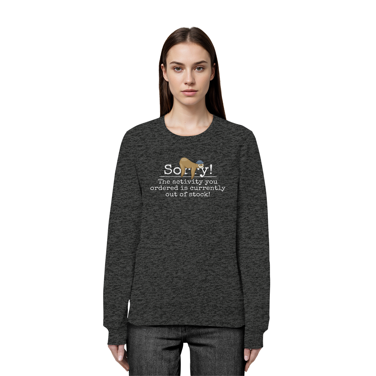 No-Activity Faultier - Organic Basic Unisex Sweatshirt