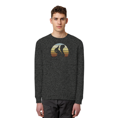 Retro Eichhörnchen Silhouette - Organic Basic Unisex Sweatshirt